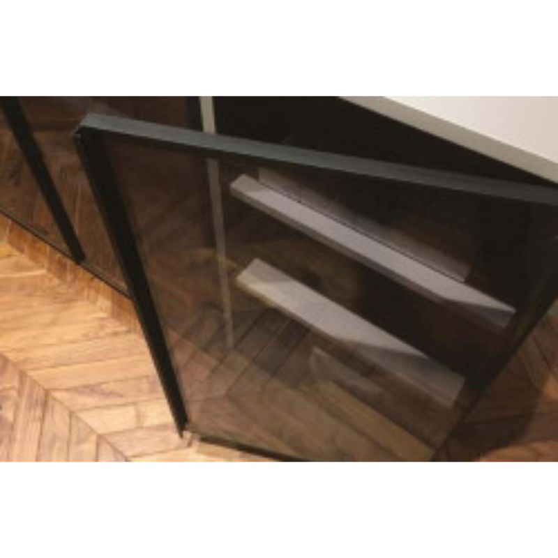 Khung nhôm kính Hafele màu đen 563.58.323 3 Khung nhôm kính Hafele màu đen 563.58.323