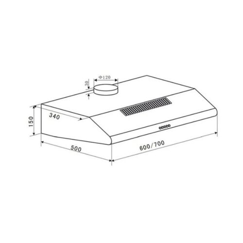 Máy hút mùi Eurosun EH-60CF19B - Ảnh 3