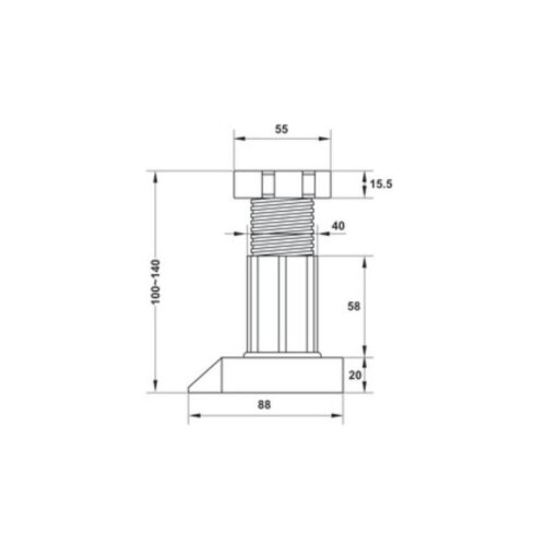 Chân tủ Cucina 637.15.011 - Ảnh 3