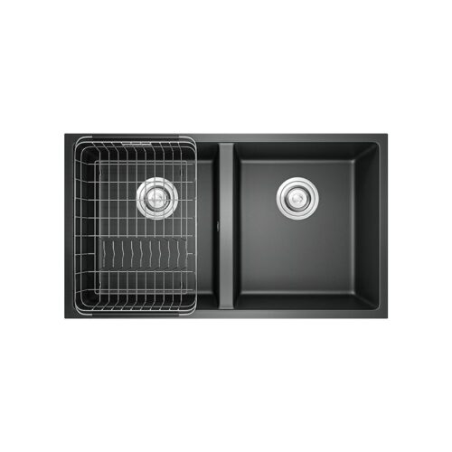 Chậu rửa bát Konox Granite Veloci 760D Black