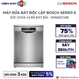 Máy rửa bát độc lập Bosch SMS6ZCI16E serie 6