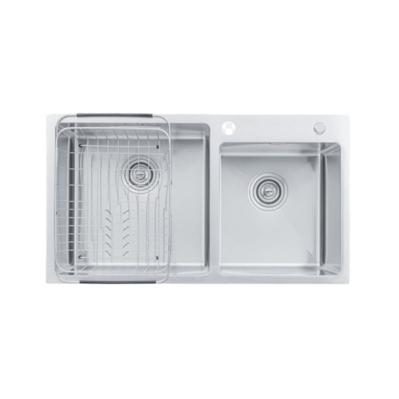 Hình ảnh chậu rửa bát inox 2 hố Paul Schmitt PA8045-TL Hình ảnh chậu rửa bát inox 2 hố Paul Schmitt PA8045-TL