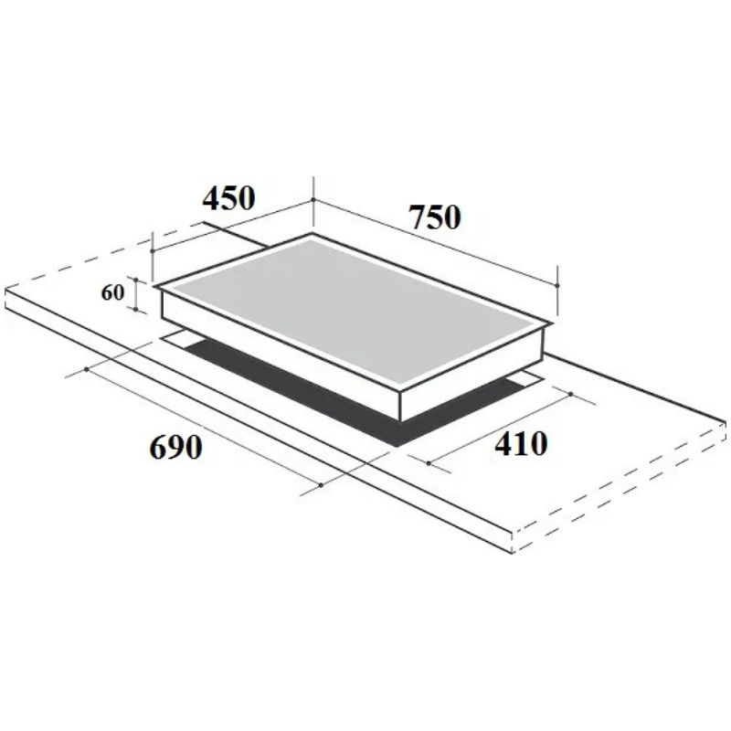 Hình ảnh bếp từ kết hợp hồng ngoại Canzy CZ 907GIM lắp âm Hình ảnh bếp từ kết hợp hồng ngoại Canzy CZ 907GIM lắp âm