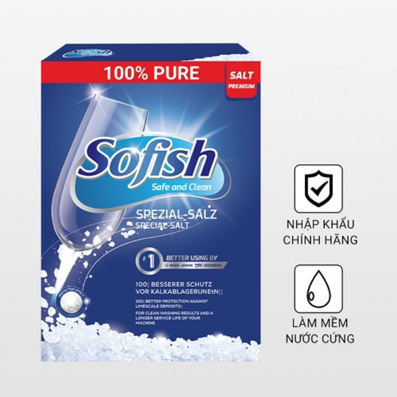 Muối tinh thể Sofish Premium 1.6kg 2 Muối tinh thể Sofish Premium 1.6kg