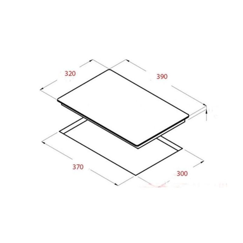 Kích thước bếp hồng ngoại Canzy CZ-1088IH Kích thước bếp hồng ngoại Canzy CZ-1088IH