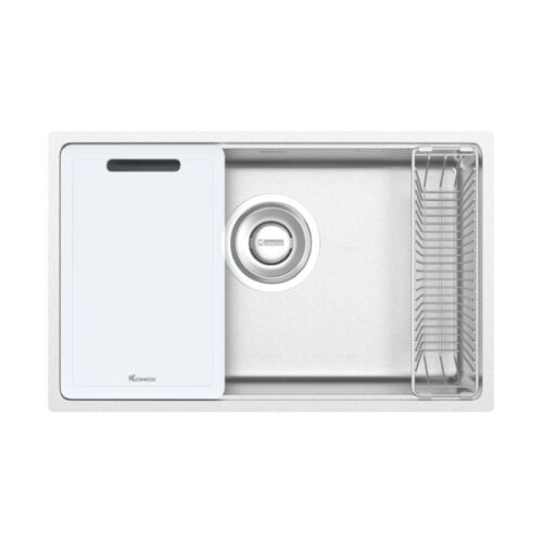Chậu rửa bát inox 1 hố Konox TARI 7648SR
