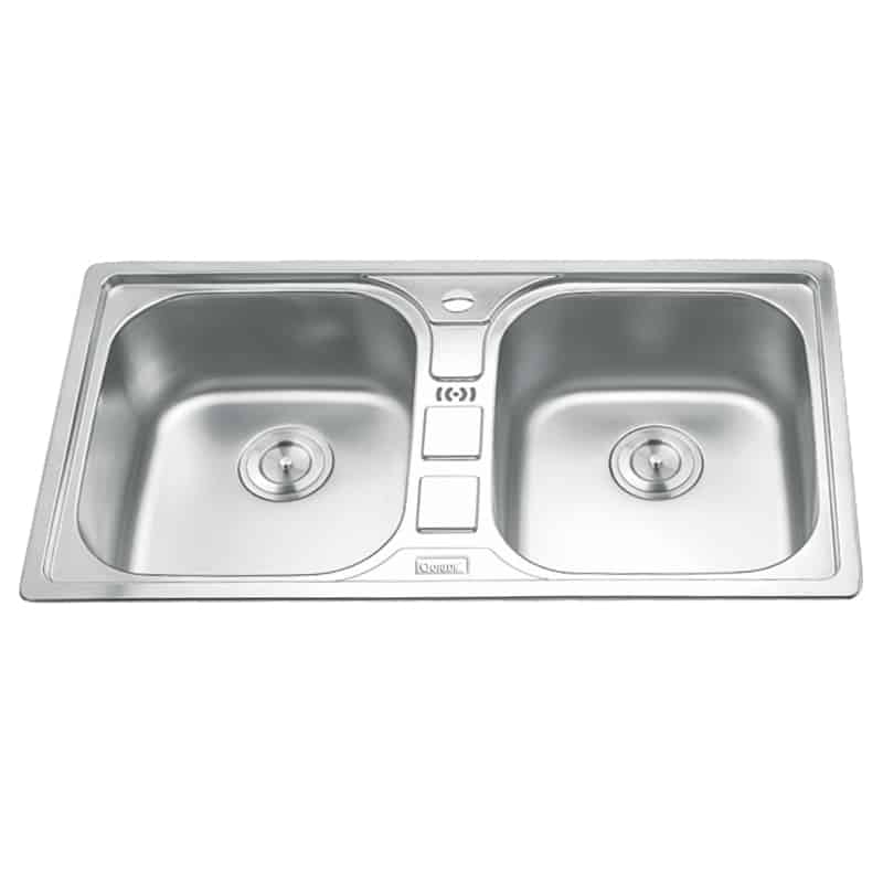 Chậu rửa bát inox 2 hố Gorlde GD-5612 3 Chậu rửa bát inox 2 hố Gorlde GD-5612