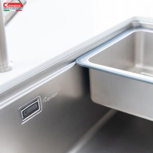 Chậu rửa bát inox 1 hố Konox TARI 8748SR - Ảnh 9