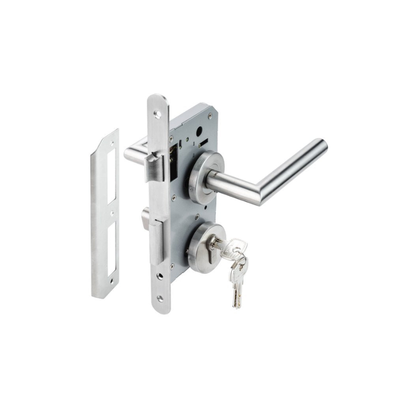 Bộ khóa cửa tay nắm chụp DIY Hafele 499.62.504 3 Bộ khóa cửa tay nắm chụp DIY Hafele 499.62.504