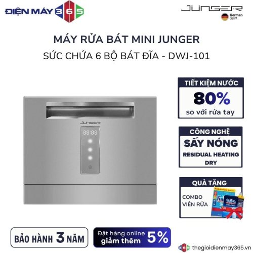 Máy rửa bát mini Junger DWJ-101