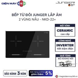 Bếp từ đôi Junger NKD-22+ lắp âm