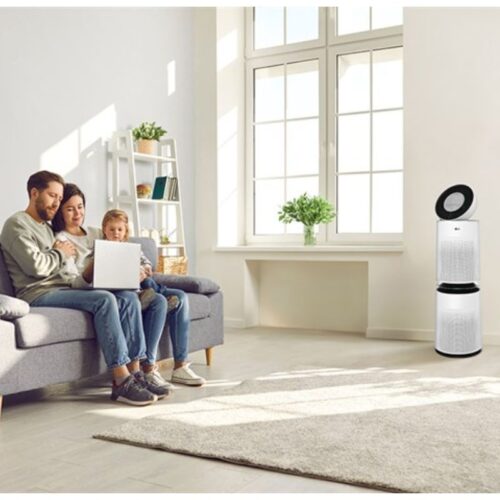 Ảnh thực tế máy lọc không khí 2 tầng PuriCare LG AS65GDWH0.ABAE