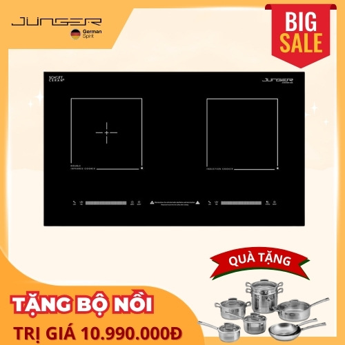 Bếp từ kết hợp hồng ngoại Junger MTD-18 lắp âm