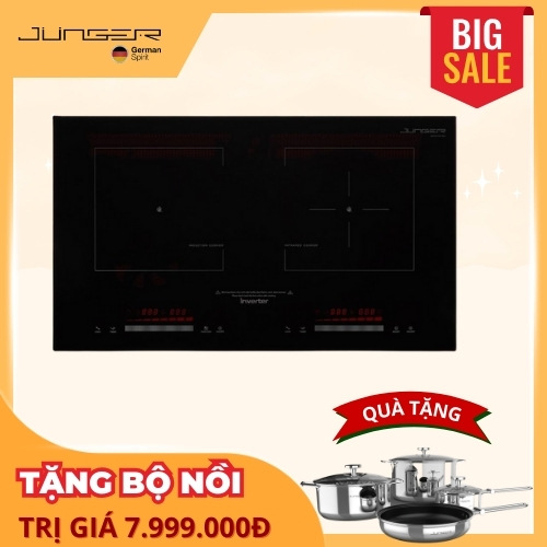 Bếp từ kết hợp hồng ngoại Junger SIS-66 lắp âm