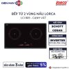 Bếp từ đôi Lorca LCI 809 lắp âm 2 LCI 8091