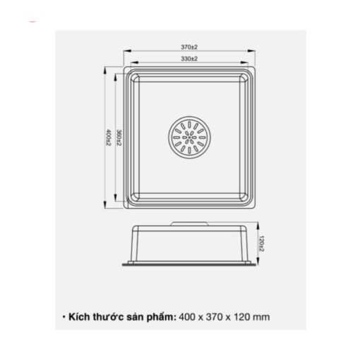 Ảnh 2D inox Kluger KSWB-403FB