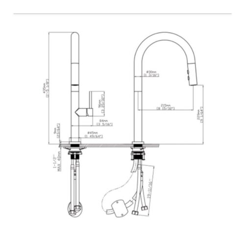 Ảnh 2D Kluger KLF0010C có dây rút