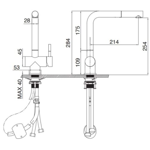 Ảnh 2D Kluger KLF0013C có dây rút