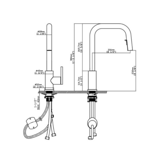 Ảnh 2d Kluger KLF0015C có dây rút