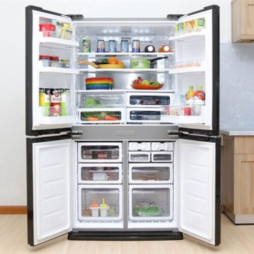 Ảnh tủ lạnh 4 cánh 556 lít Sharp SJ-FX630V-ST