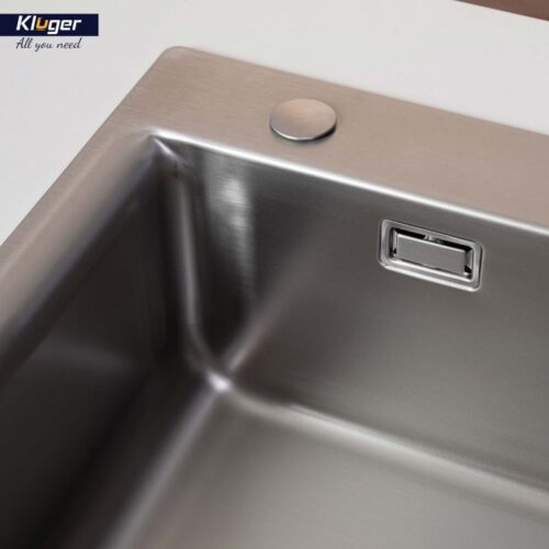 Cấu tạo chậu rửa bát 1 hố Kluger KF8121B-S75