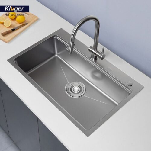 Chậu rửa bát 1 hố Kluger KW8181FS-S81 Plus