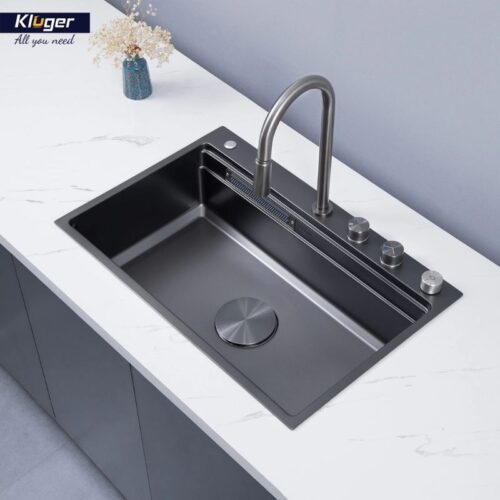 Chậu rửa bát 1 hố Kluger KWF8161FB-S76W