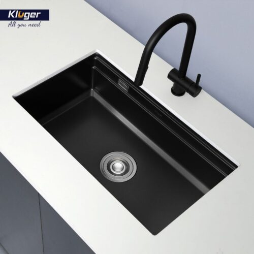 Chậu rửa bát 1 hố Kluger KWU8161FB-S76 Plus