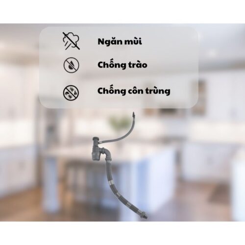 Công dụng Siphon chậu rửa bát 1 hố Kluger KSP-301