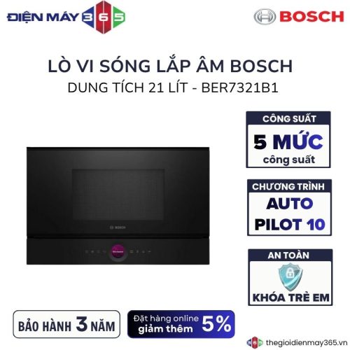 Lò vi sóng Bosch BER7321B1 lắp âm