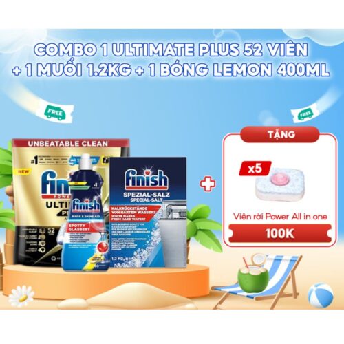 Ảnh Finish Ultimate Plus túi 85 viên