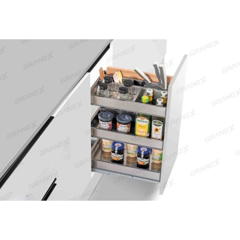 Giá đựng chai lọ, gia vị, dao thớt GrandX XK.B30S 4 Ảnh giá đựng chai lọ, gia vị, dao thớt GrandX XK.B30S