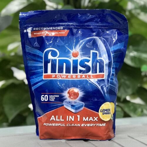 Ảnh thực tế viên rửa bát Finish Quantum túi 64 viên