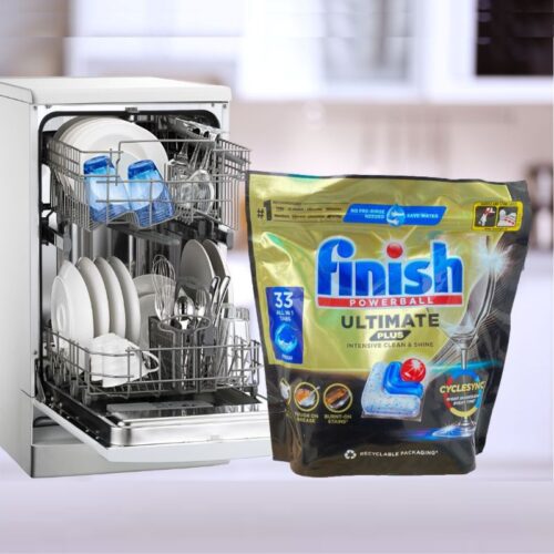 Ảnh viên rửa bát Finish Ultimate Plus túi 33 viên