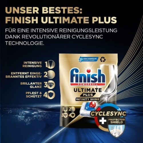 Chức năng Finish Ultimate Plus túi 85 viên