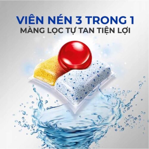 Viên rửa bát Finish Quantum All In One túi 21 viên