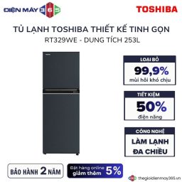 Tủ Lạnh 2 cánh Inverter 253 Lít Toshiba GR-RT329WE-PMV(52)