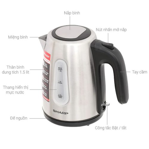 Ảnh bình đun siêu tốc Sharp EKJ-15EVS-ST