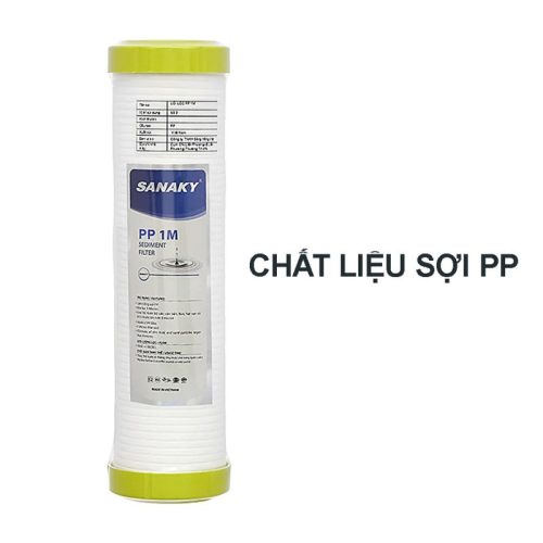 Ảnh lõi lọc nước Sanaky số 3 PP 1 Micron