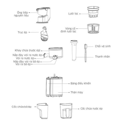 Ảnh máy ép chậm Kangaroo KG200SJD2