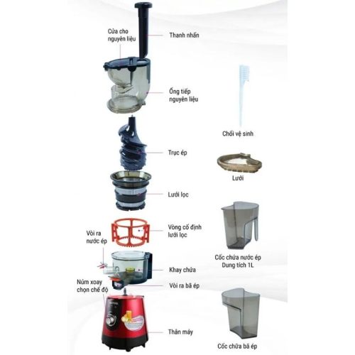 Ảnh máy ép chậm Mutosi MJ-86R