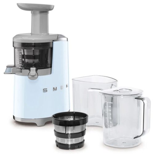 Ảnh máy ép chậm Smeg SJF01PBEU Lam Nhạt