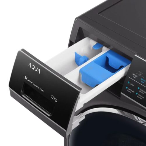 Ảnh máy Giặt Aqua Inverter 12 Kg AQD-A1200H.PS cửa trước