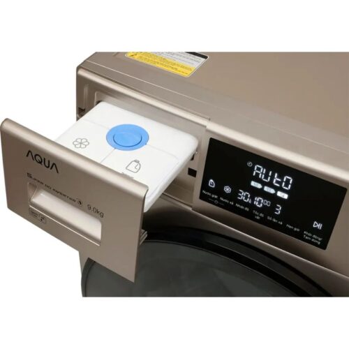 Ảnh máy Giặt Aqua Inverter 9 Kg AQD-DD900F (N) cửa trước