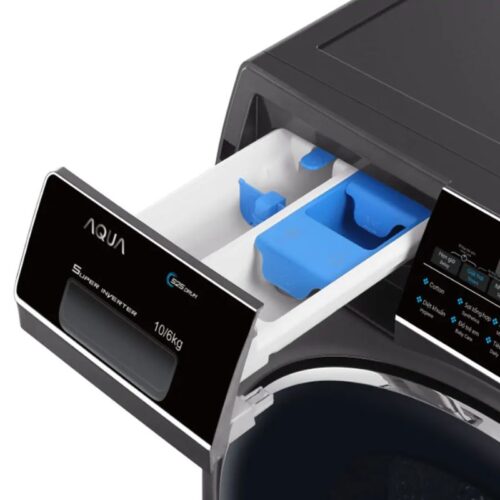 Ảnh máy Giặt Sấy Aqua Inverter Giặt 10 Kg - Sấy 6 Kg AQD-AH1000G.PS