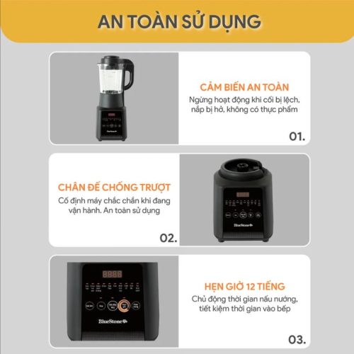 Ảnh máy làm sữa hạt đa năng BlueStone BLB-6036 1.75 Lít