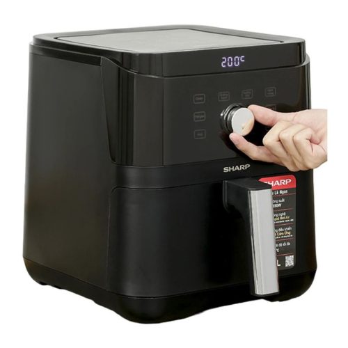 Ảnh nồi chiên không dầu Sharp KF-AF60EV-BK 6 Lít
