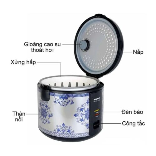 Ảnh nồi cơm điện Sharp KS-19TJV "BC" 1.8 lít