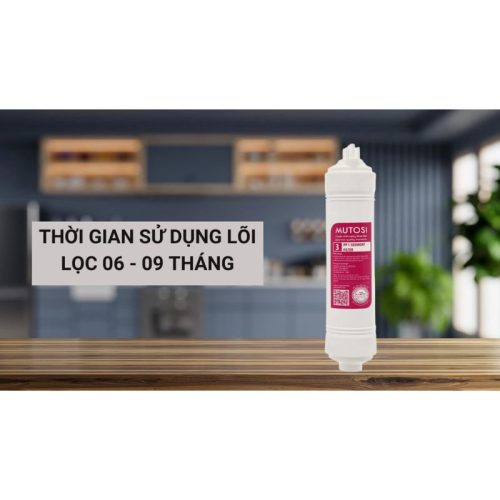 Ảnh thực tế lõi lọc nước Mutosi PP1 micron 10" Nối Nhanh