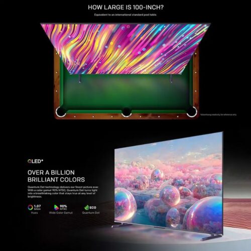 Ảnh Tivi Google QLED 4K 100 Inch Coocaa 100A5D